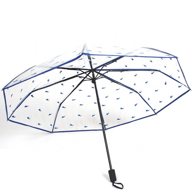 Custom Clear Folding Umbrella