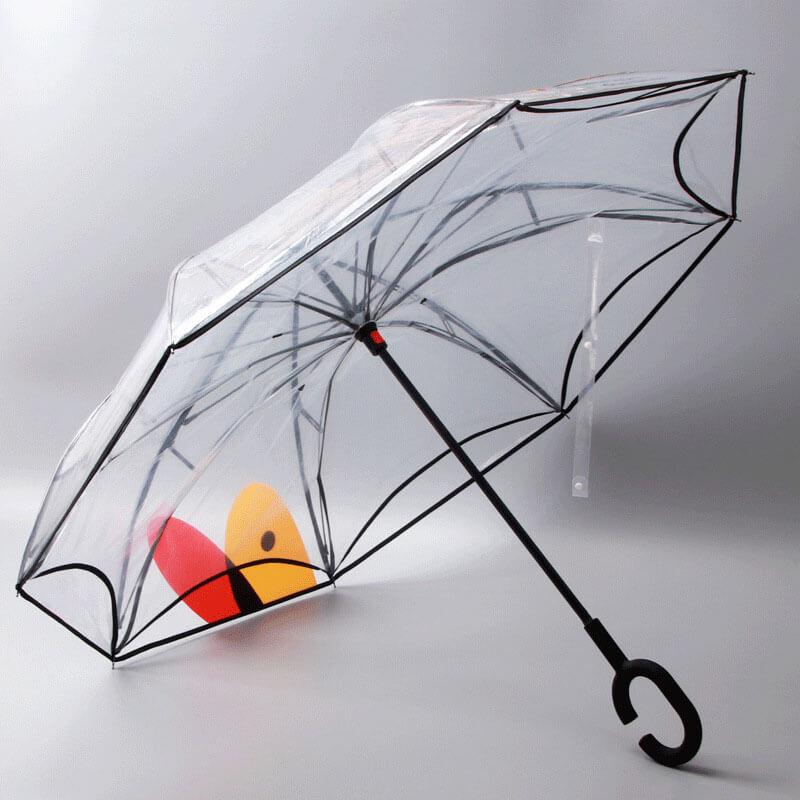 Custom Clear Inverted Umbrellas