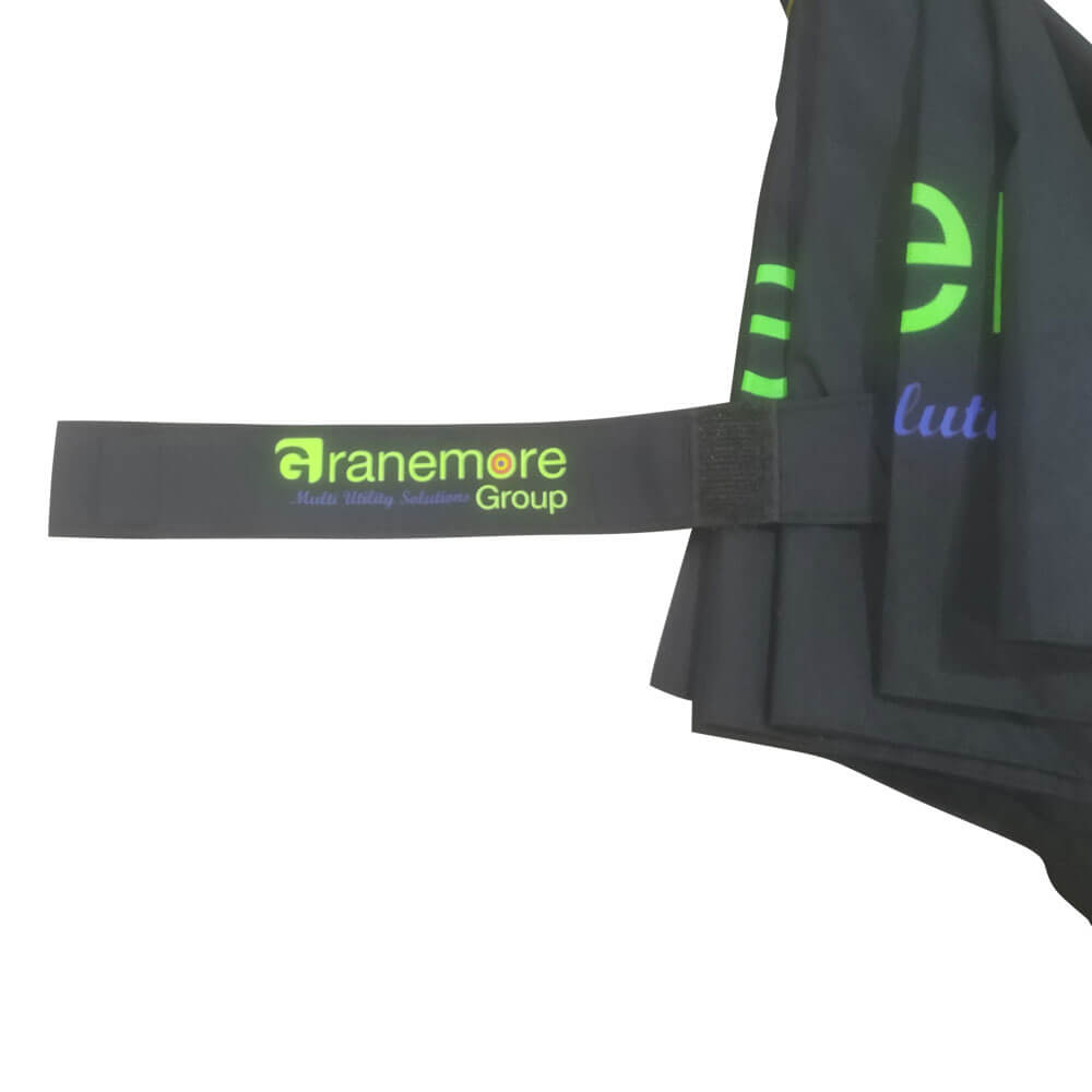 Custom Logo on Umbrella Tie Wrap