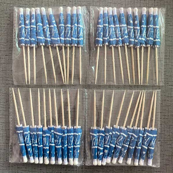 branded cocktail umbrellas